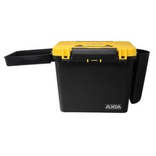Axia Big Fishing Tackle / Seat Box With Side Tray + Storage Bin + Internal Tray