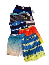 Boys YOUTH Large Swimsuits Bathing Suits- Cat And Jack Target Brand lot 7 