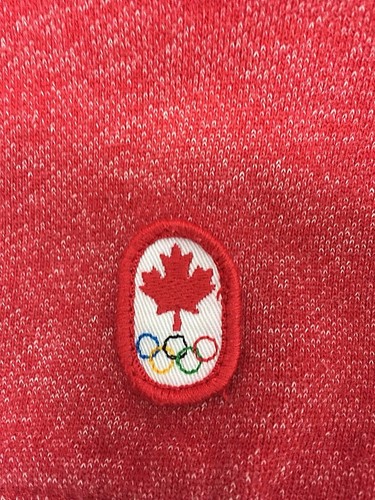 Canada Olympic Team SweatShirt Hoodie Jacket Front Zip Hud Son's Bay co S/P EUC - Picture 4 of 8