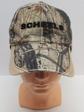 Scheels Camo Baseball Hat Adjustable Hunting Worn In Comfortable Condition!