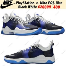 PlayStation  Nike PG5 Blue Black White CZ0099-400 Men's Size