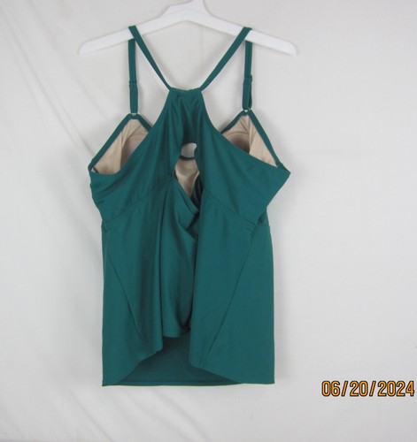 Women's Racerback Tankini Top - Kona Sol Green 3X - Picture 4 of 14