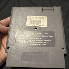 Vintage Nintendo NES WCW Wrestling World Championship Cartridge Tested Working