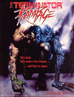 The Terminator Rampage (Bethesda Software) PC Game Big Box Wall Art Print Poster