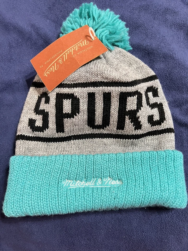 Gorro Mitchell & Ness 'The Finals' San Antonio Spurs Agotado Auténtico 2007 Nuevo Foto 3 de 4