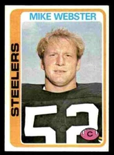 1978 Topps Mike Webster #351 - Pittsburgh Steelers - NM+