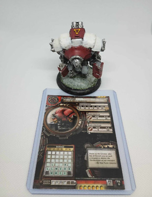 Warmachine Khador Marauder Heavy Warjack 33008 Metal Painted & based w/ card