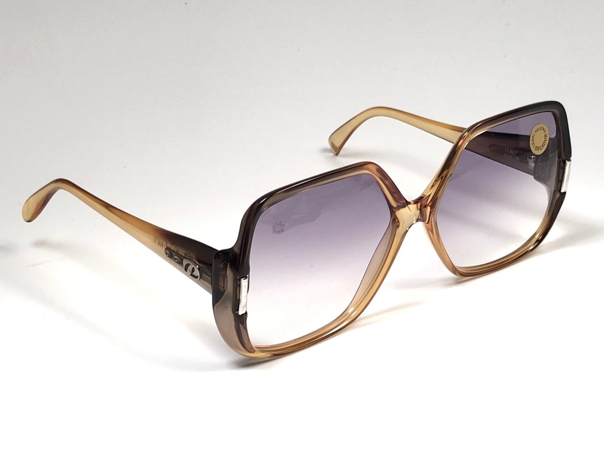 NEW VINTAGE PERSOL RATTI OPTYL P207 20 OVERSIZED 1980'S ITALY