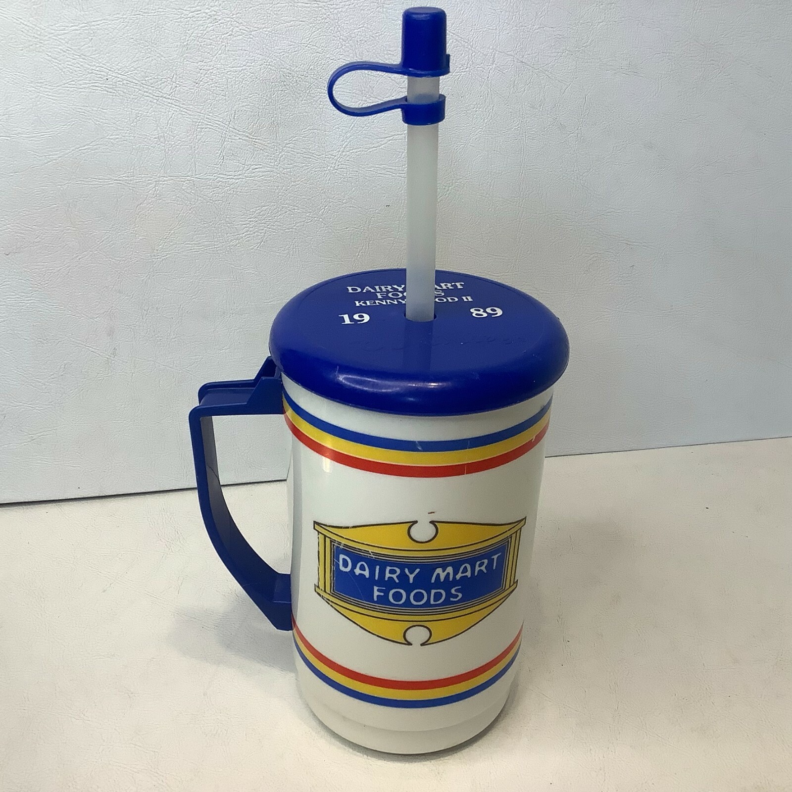 Vintage 1989 Dairy Mart Foods Cup Kennywood II Whirley Travel Mug