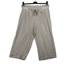 JM Collection Womens Medium Woven Dressing Beige Capri