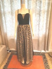 SALE New Women Navy Blue Party Dress Maxi 