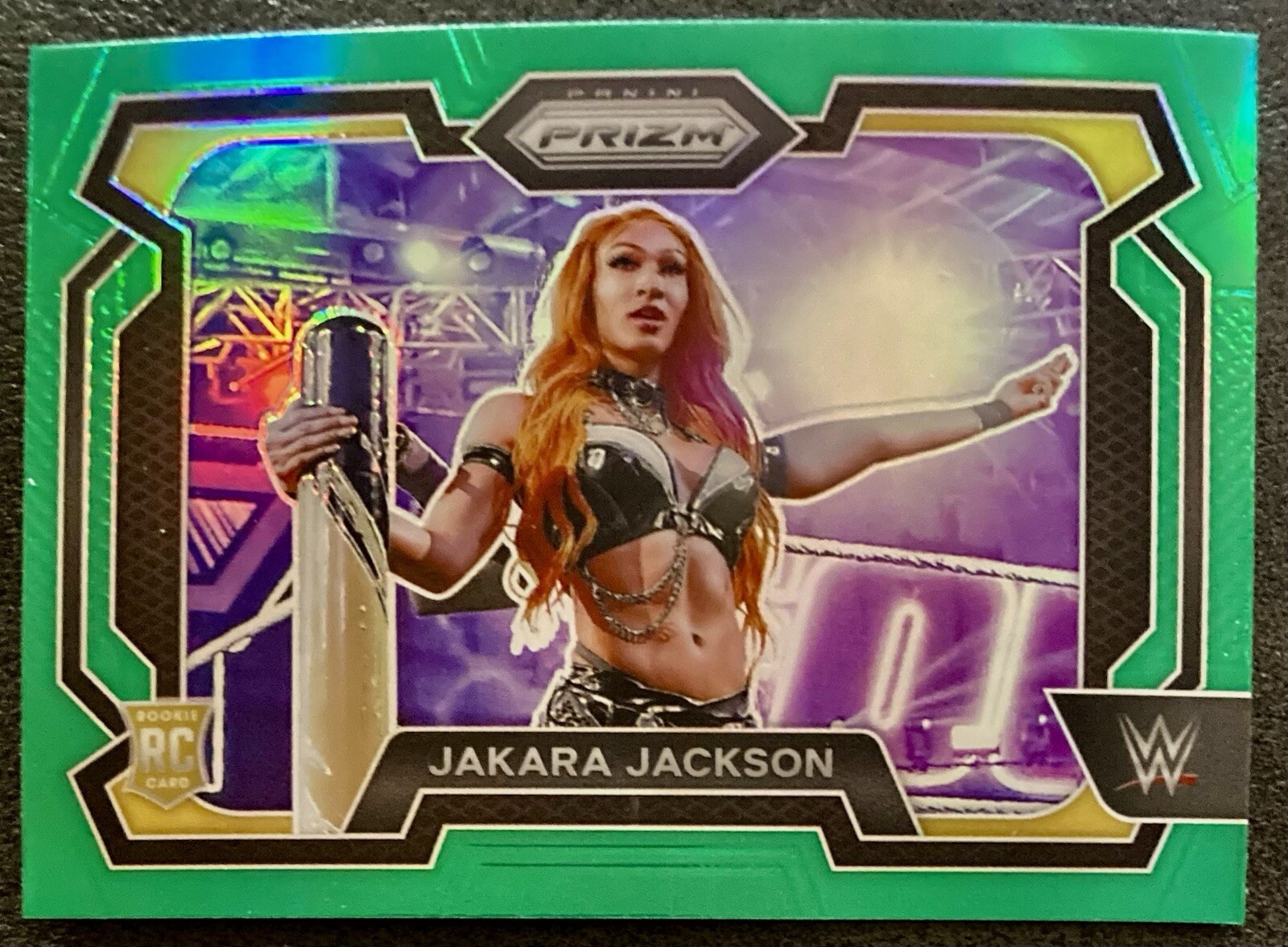 Jakara Jackson Rookie RC Green Prizm 2024 Panini WWE Prizm #12 🔥🔥🔥