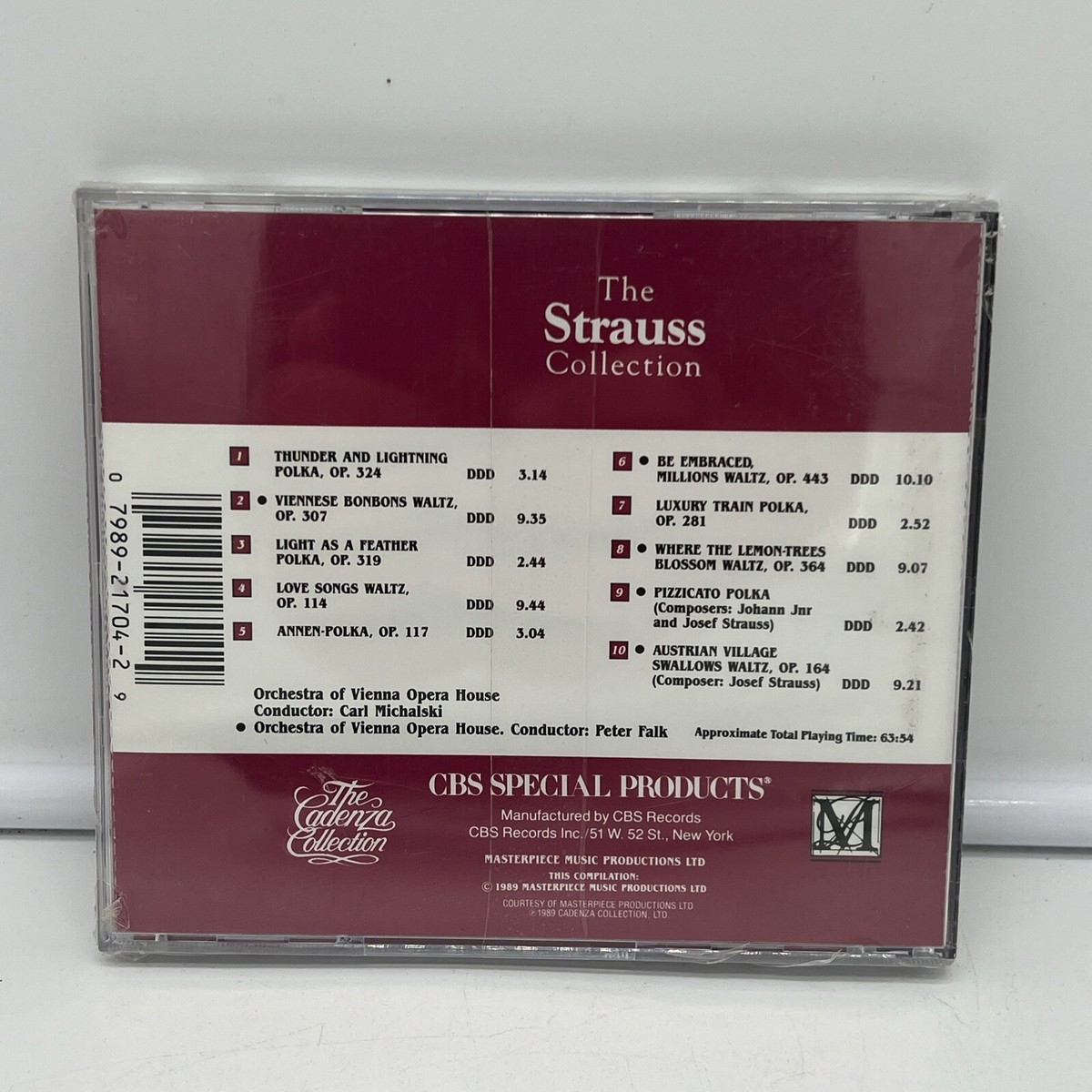 The Strauss Collection Deluxe Edition (cd 1989 Masterpiece Music