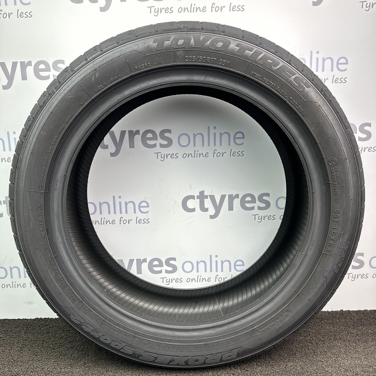 4X New 205 50 17 Toyo Proxes Sport 2 93Y XL Car 205/50ZR1 (4 TYRES
