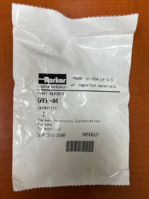 IVS105 - Parker GAME-44 PFA ADAPTER MALE ELBOW (PARGRIP-NPT) - NEW