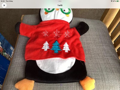 Pinguin Plüsch kleine Wärmflasche Bezug