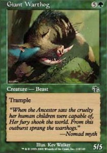 Giant Warthog x4 - Judgment - NM-Mint, English - Judgment