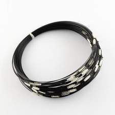 Neck Wire Stainless Steel Choker Necklace Black Neckwire Wholesale