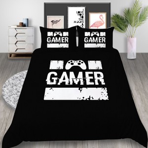 boys black bedding