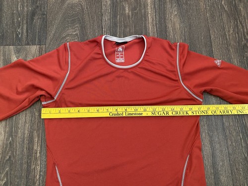 Nike ACG Base Layer Dri Fit Women's Size Small Long Sleeve Red/Gray - Picture 6 of 6