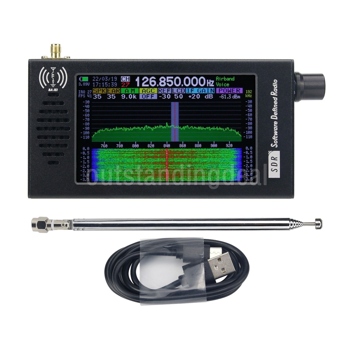 DSP SDRラジオ　新品未使用 Software Defined Radio SDR Radio Receiver DSP Digital