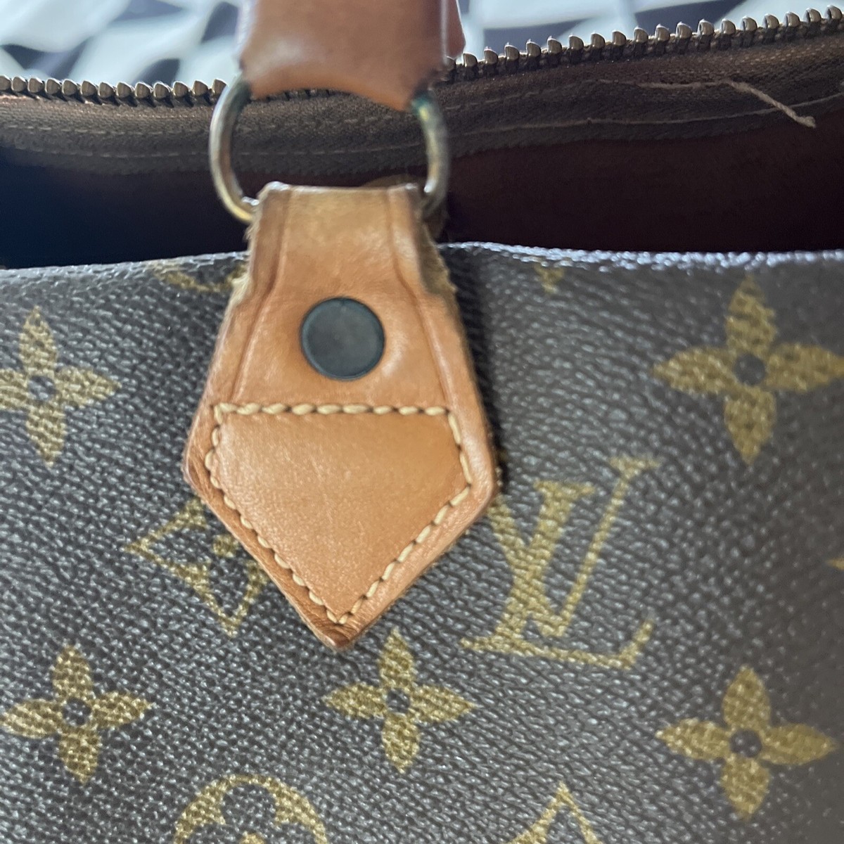 VINTAGE LOUIS VUITTON USA French Co Talon Speedy 30 Handbag