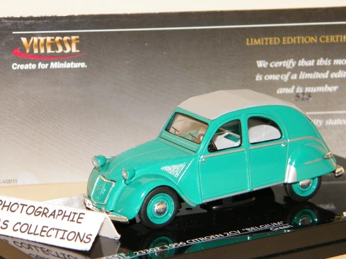 Citroen 2CV GREEN 1956 "BELGIUM" - SPEED 1/43 Ref 23302