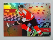 22 23 UD CREDENTIALS SPEED OF THE GAME ROOKIE NOAH CATES #15 FLYERS