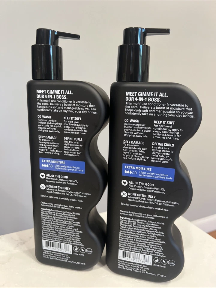 Lot Of 2 Twist by Ouidad Gimme It All 4-in-1 Hydrating Conditioner Curls 16 floz Foto 2 de 2