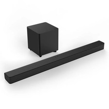 VIZIO V-Series All-in-One 2.1 Home Theater Sound Bar and Subwoofer - Black