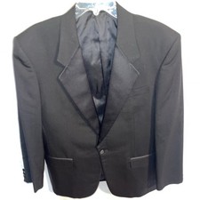 Pierre Balmain Mens Dress Blazer Size 41R Bla...