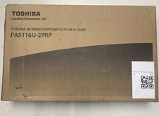 Toshiba PA5116U-2PRP HI SPEED Port Replicator III 120w in Box  "Sealed"