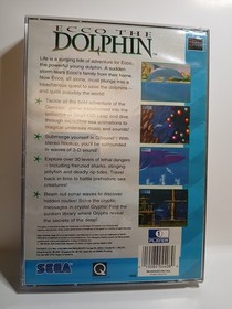 Ecco the Dolphin Sega CD Complete CIB Manual w/ Reg Card & Foam Block