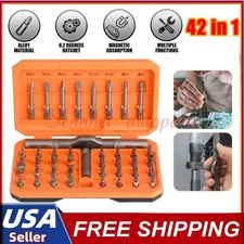 42-in-1 Magnetic Screwdriver Set, DIY Ratchet Screwdriver Set Multi Bit Magnetic