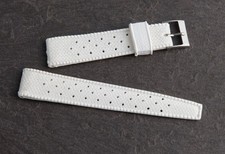 Vintage White Rubber 19mm Dive Divers Diving Watch Strap Hong Kong