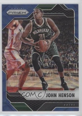 2016-17 Panini Prizm Blue Wave Prizm 38/99 John Henson #18 0l2