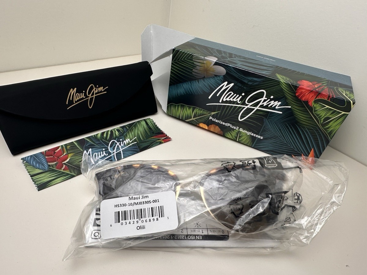 New* MAUI JIM OLILI Tortoise-Gold & HCL Bronze Polarized