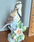 Andrea by Sadek Meadowlark Porcelain Hand Painted Bird Figurine Japan 6in 9386 — photo 1