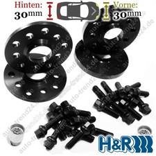 HR Spurverbreiterung schwarz VA & HA 30mm für Audi A6 Avant 4B5 4B6 97-05