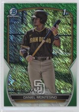 2023 Bowman Chrome Prospects Green Shimmer Refractor 95/99 Daniel Montesino 11qz