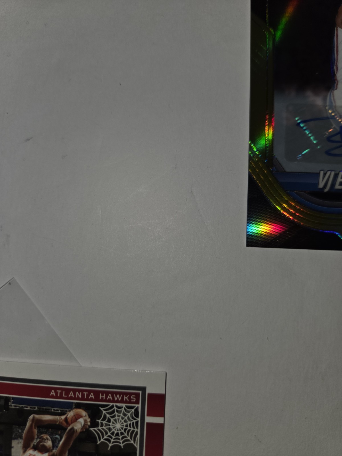 VJ Edgecombe Panini Prizm Auto Gold FOTL /10 RARE RC π₯ LeBron SIXERS Baylor NBA view 5