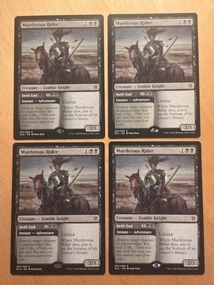 Magic the Gathering MTG 1x Murderous Rider / Swift End Throne of Eldraine NM/LP