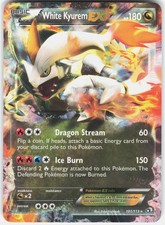 White Kyurem EX 101/113 Holo Ultra Rare Legendary Treasures Pokemon Near Mint on eBay