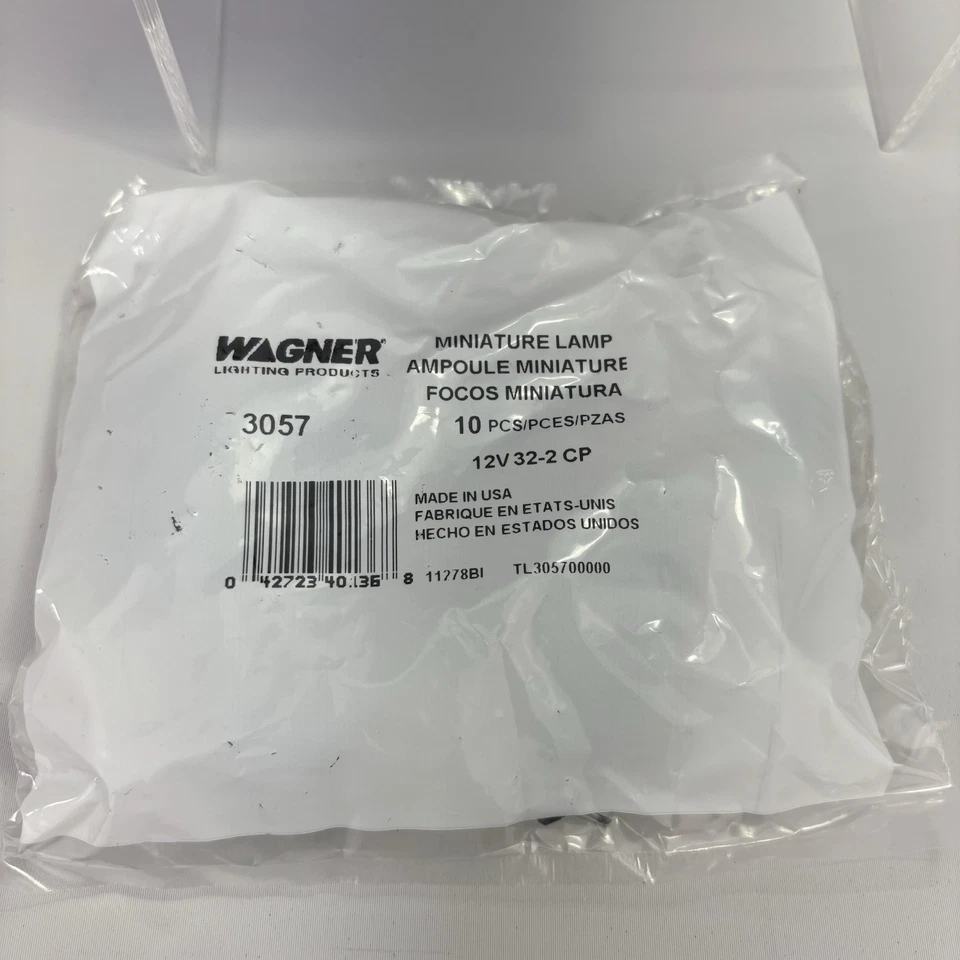 Bombilla lámpara miniatura Wagner 3057 (paquete de 10) Foto 3 de 4