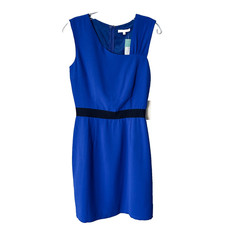 NWT 41 Hawthorn S Cobalt Blue Asymmetric Sheath Dress Minimalist Career Work