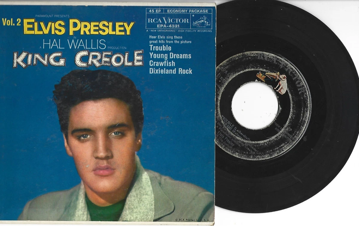 ELVIS King Creole Vol 2 EPA-4321 45 EP Picture Sleeve RCA Rockaway 1958