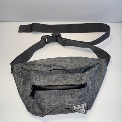 Herschel Supply Co. Pop Quiz Hip Fanny Pack Waist Bag Grey Adjustable Strap 3.5L