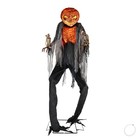 7 Ft Scary Animated Pumpkin Prop Vulture & Owl Skeleton Halloween 2026 — photo 8