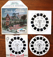 VIEW-MASTER BUSCH GARDENS TAMPA FLORIDA GAF A988 3 REEL SET