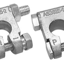 Military Spec Battery Terminal End, Top Post Battery Terminal Set for 1 Pair